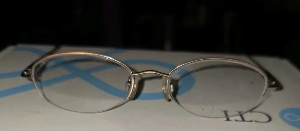 Anne Klein Eyeglasses AK9038 K1536-S Satin Cola Oval Half Rim Metal Frame...